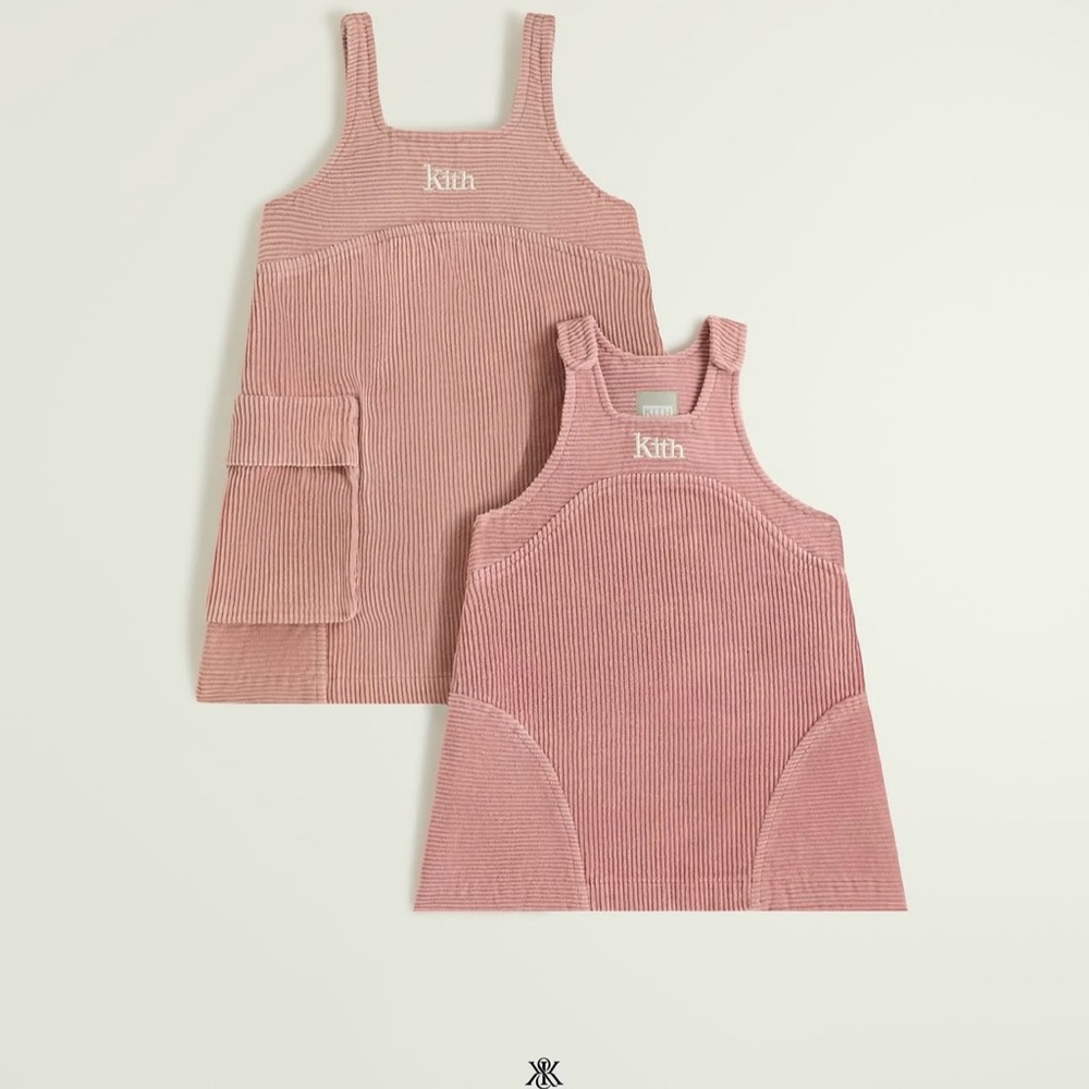Kith Kids Blush Corduroy Apron Overall